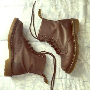 Dr. Martens Size 10 (broken in!) dark brown